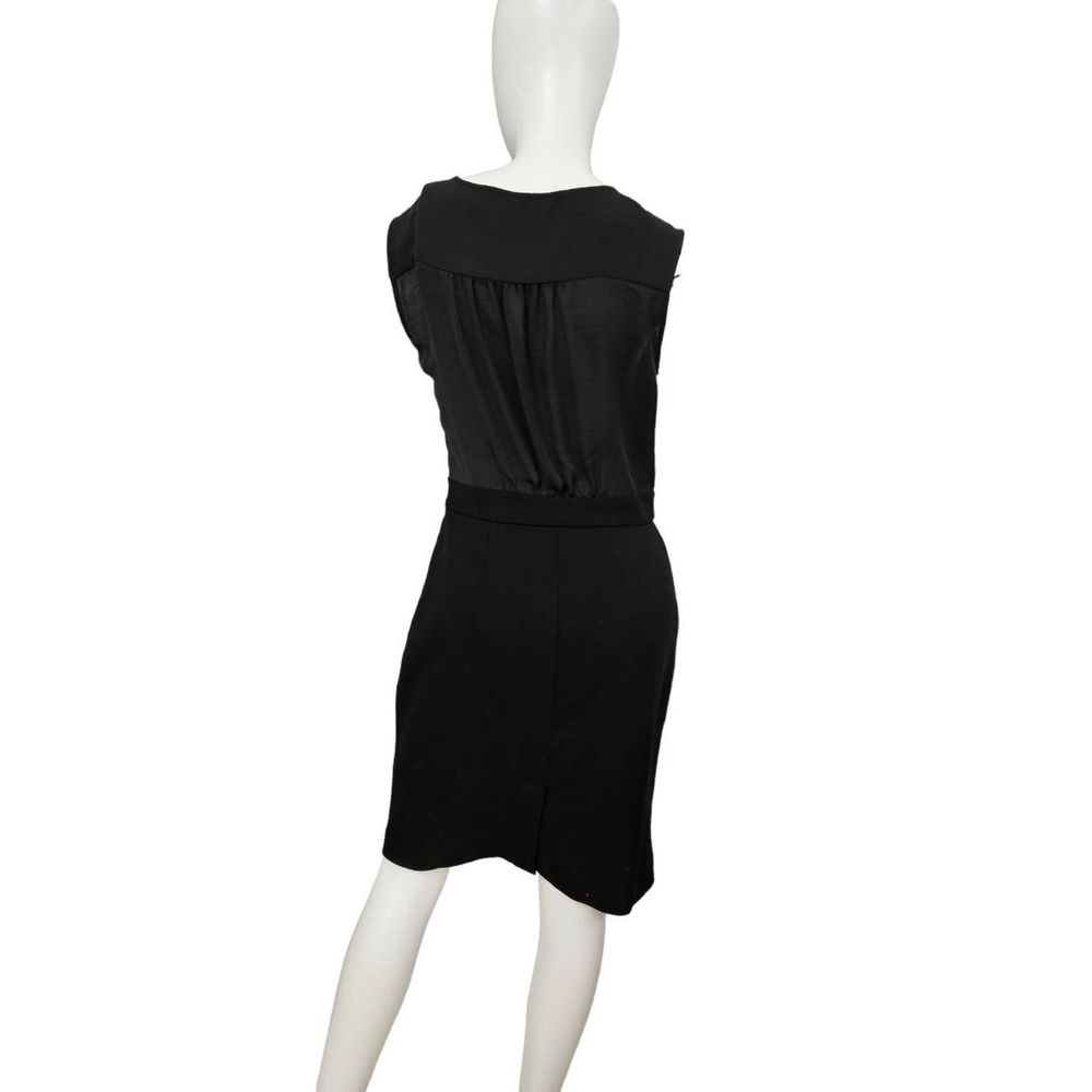 LOFT Black V Neck Shift Dress size 6 - Picture 6 of 10